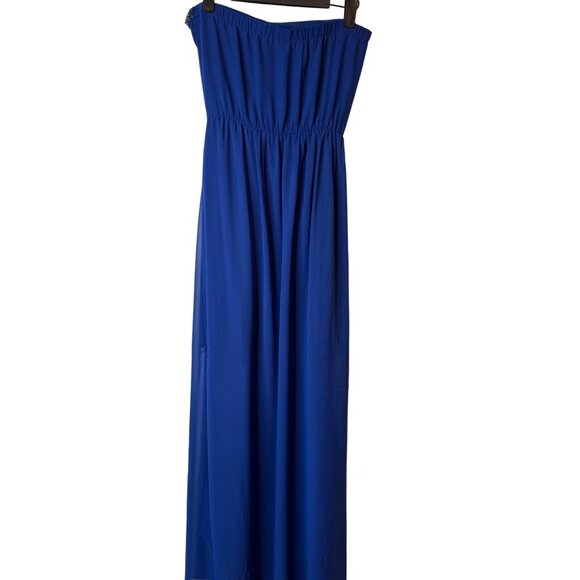 Zara Trafaluc Blue Beaded Medium Maxi - Picture 6 of 14